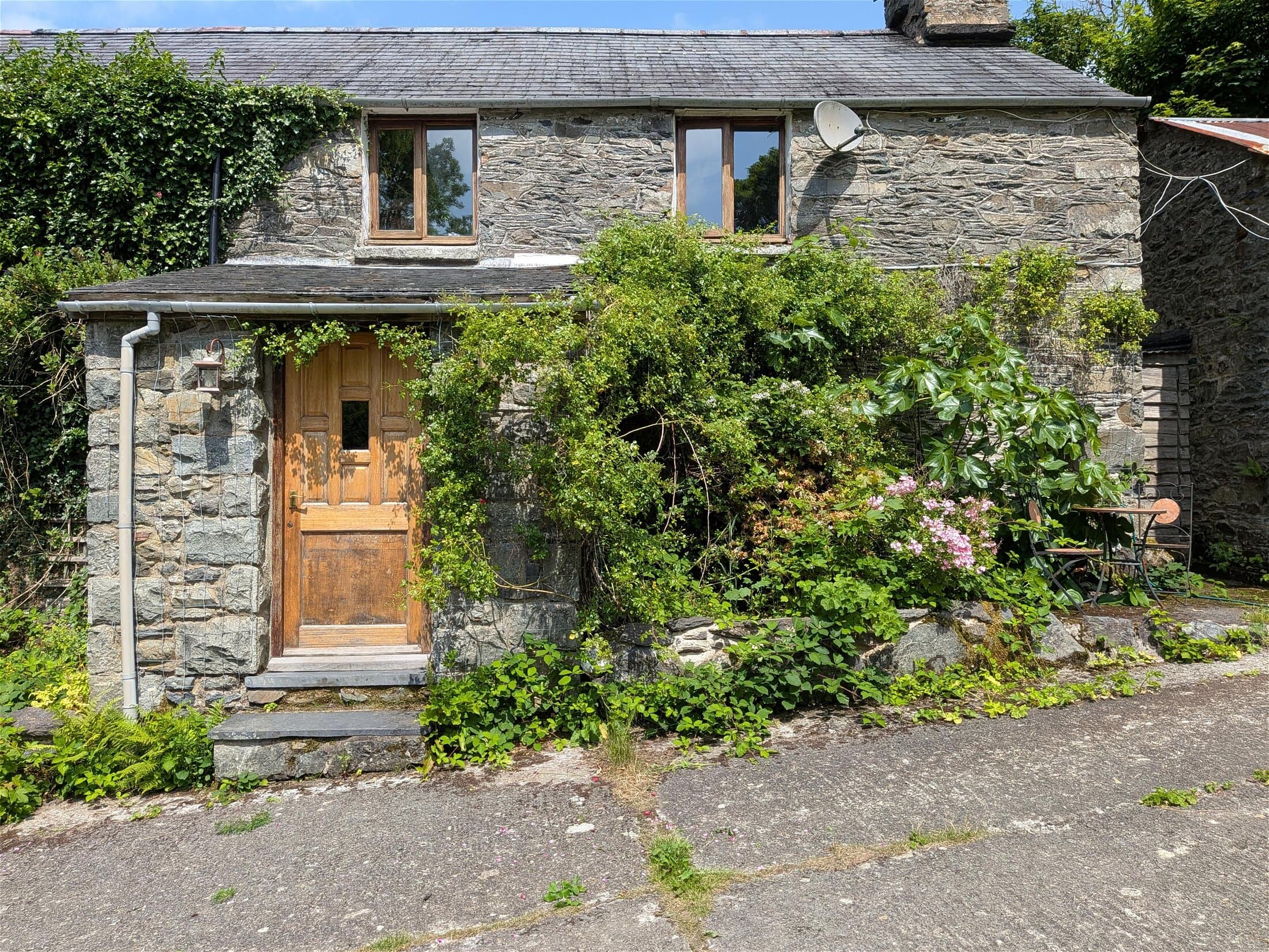 The Haven, the original 16th-century part of the house, lovingly restored